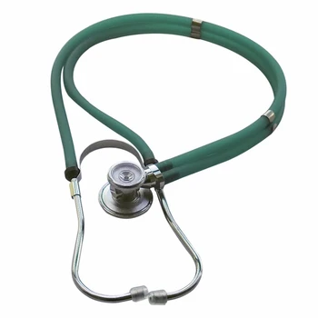 Dvojité Hlavu Stetoskop Profesionálne Transparentná Zelená Auskultácie Estetoscopio Pre Lekár Sestra Študentský Domov Fonendoscopio