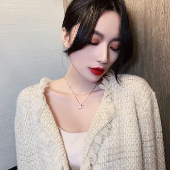 2020 nový dizajn pocit, vejárovité krátke náhrdelníky sexy show kľúčnu kosť krku reťaz kórejskej ženy šperky strany elegantný náhrdelník