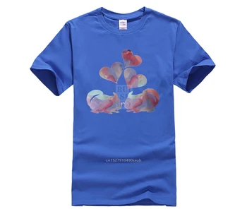 Trendy Kreatívne Grafické T-shirt Top bavlny o krk mužov potlačené Chinchilla umenie ženy tričko Nový módny trend