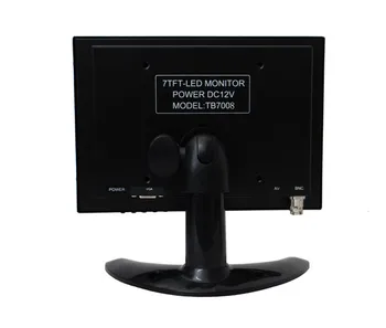 Doprava zadarmo, 7 palca VGA hd AV BNC rozhranie vstupné priemyselné zariadenia na monitorovanie počítač, LCD monitor nástroja