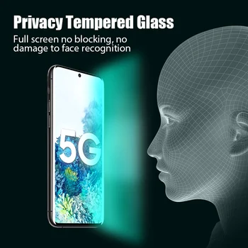 Úplné pokrytie Anti-spy tvrdeného skla pre samsung galaxy A51 A71 A21S A31 A41 A11 A2 5G A12 A21 A42 privacy screen protector