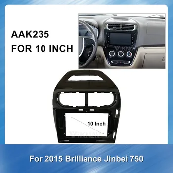 10 Palcový 2 Din autorádia Multimediálne fascia pre Lesk Jinbei 750 Rádio Stereo Fascia Surround Výbava Auta Rám Adaptér