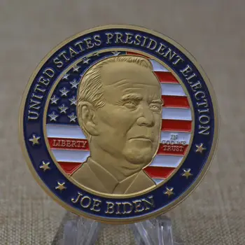 1PC Národnej Vlajky Joe Biden Prezident Pamätné Mince obchod so Výzvou Zberateľské Mince Zbierku Umeleckých Remesiel