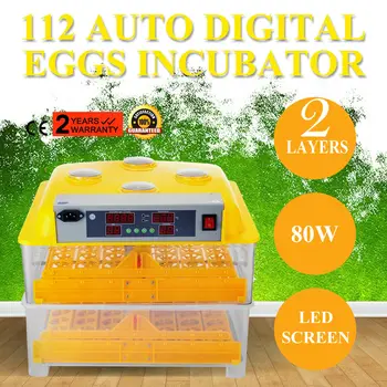 Vajcia Inkubátor 112pcs Automatické Vajcia, Kuracie Inkubátorov