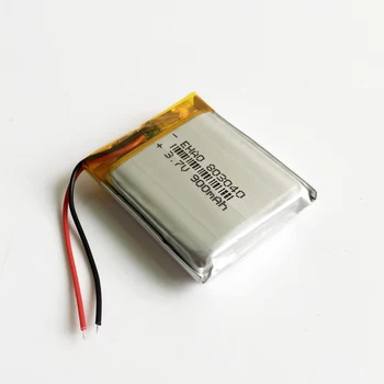 5 ks 3,7 V 900mAh Lithium Polymer Li Po Nabíjateľná Batéria 803040 Pre Mp3 DVD, GPS, PSP Vrecku e-kniha bluetooth klávesnica reproduktor