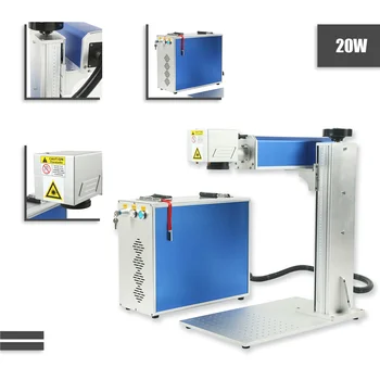 Laserové značenie stroj 20w vlákniny označenie stroj pre kovov / ne-kovov