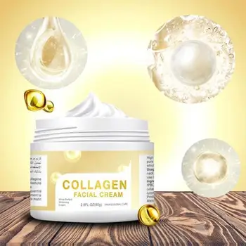 Kolagén Krém Proti Vráskam Kolagénu Moc Lifting Cream Whitening Cream Skin Care hydratačný kórejský M2F8