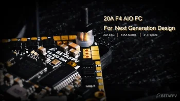 Špáradlo F4 1-4S AIO Striedavé Letu Regulátora 20A(BLHeli_S) s Betaflight MATEKF411 procesor FC OSD podpora 1-4S batéria