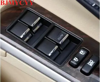 BJMYCYY 7PCS/SET Auto okno zdvíhacie prepnúť tlačidlo ABS ozdobné flitre Pre Toyota corolla