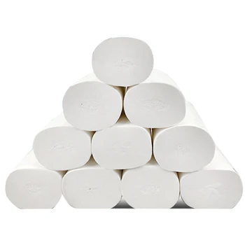 10 Roliek/Veľa Toaletný Papier Vodou Zmáčateľný Domov Vaňa Toaletný Papier, Buničina Toaletný Papier Tissue Roll