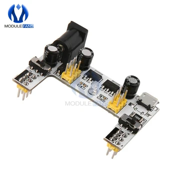 MB102 Micro USB Rozhranie Breadboard Modul Napájania MB-102 Modul Pre Arduino Biela 5V 3,3 V 2 Kanál Rada
