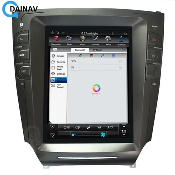 Android auto, auto rádio Multimediálny Prehrávač Pre-LEXUS IS250 2006-2012 auta GPS navigácie rádio 10.4 palce vertikálne obrazovkou, DVD prehrávač