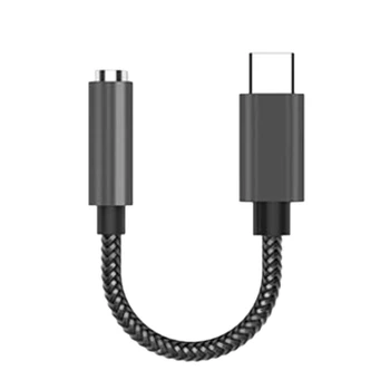 USB C do 3,5 mm pre Slúchadlá, Adaptér 32Bits/384KHz o Aux Zosilňovač DAC Kábel pre iPad Pro Huawei Xiao Samsung Galaxy