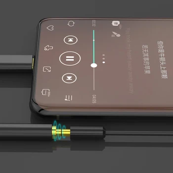 USB C do 3,5 mm pre Slúchadlá, Adaptér 32Bits/384KHz o Aux Zosilňovač DAC Kábel pre iPad Pro Huawei Xiao Samsung Galaxy