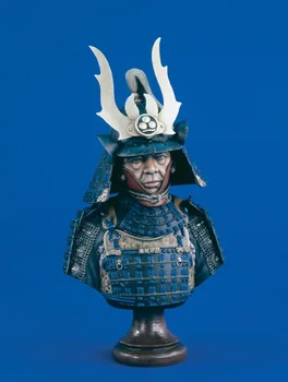 Nové Nezmontované 1/8 japonsko samuraj muž 1/8 poprsie obrázok Živice Auta HOBBY Hračky Nevyfarbené súpravy