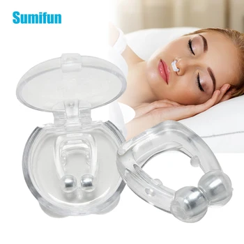 5 ks Sumifun Anti Chrápanie Nose Clip Prenosné Chrápať Zátka Spánku Pomoc Zariadenia pre mužov a Ženy Zdravotnej Starostlivosti