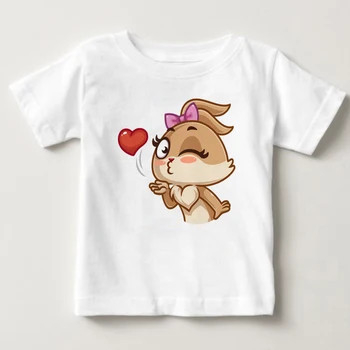 Dieťa Dievča, t-shirt veľké Dievča tričko pre deti, blúzky, tričko bavlna deti letné priedušná a pohodlné krátke rukávy Tričko