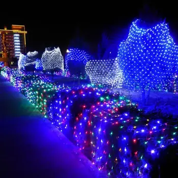 2x3M 200LED Hviezdne Svetlo String Pouličné LED Girlandy Strom Svetlo EU/US Nepremokavé Vonkajšie Nový Rok, Vianoce, Vonkajšie Osvetlenie