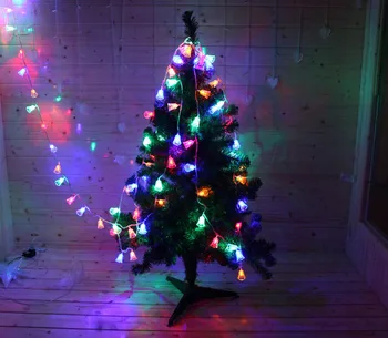 Farebné Nepremokavé Zvony Víla String Svetlo Vianočného Stromu Visí Doma Strán Nový Rok Dekorácie