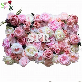 SPR NÍZKE MIN krásne svadobné dekoratívne pozadie panelu umelé kvetiny stenu