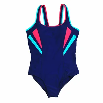 Profesionálne Ženy Námornícka Modrá Jednodielne Plavky Ženy, Športové Plavky Závodné Súťaže Sexy BlueTight Kombinézu Plavky