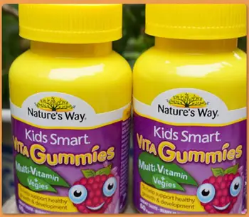 Natures spôsobom BIOGLAN Detí Vitamín Fudge Multivitamíny + 60 Ovocia a Zeleniny