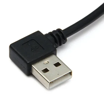 CY Ľavej Šikmého USB 2.0 Muž na Ľavej Šikmého B Samec 90 Stupňov, Tlačiareň, Skener Kábla 20 cm