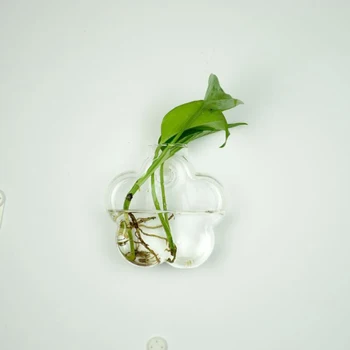 6 Tvary DIY Jasné, Závesné Sklenené Vázy kvetov Rastlín Terárium Váza Kontajner Micro Krajiny Svadobné Domáce Dekorácie