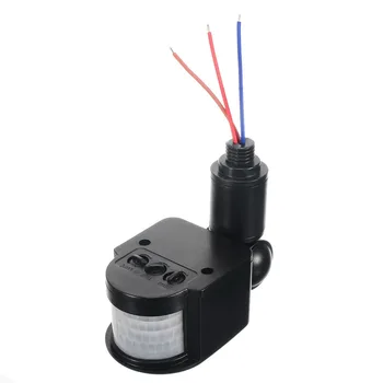 85-265V Vonkajšie LED Infračervené PIR Snímač Pohybu Detektor Wall Light Motion Sensor, Light Switch