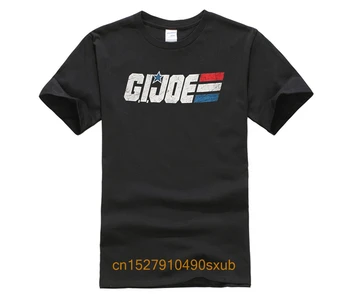 Akciové ceny nových 2020 pánskej módy GI Joe ocele Logo black 30 slobodných mužov zábavné bežné streetwear hip hop vytlačené T tričko