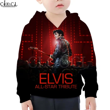 Rockový Spevák Elvis Presley 3D Tlač s Kapucňou, Chlapec, Dievča Mikina Dcéra Oblečenie Tričko Módne Šortky Vyhovovali Drop Shipping