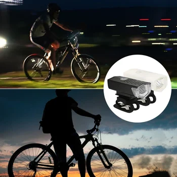 Svetlo na bicykel USB Nabíjateľné 300 Lumen 3 Režim Požičovňa Svetlo Lampy IP65 Vodeodolný 6000K Bicykli Svetlometov + jazda na Bicykli LED zadné svetlo