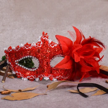 2020Fashion Halloween Maškaráda Masky Benátske Masky Benátky Pierko Karneval Party Výkon Kostým Sexy Lady Maska Maškaráda
