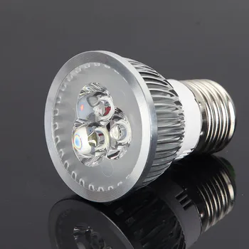 E27 LED Svietidlo 3W Teplá biela/Biela Stmievateľné Žiarovky SVETLE Reflektorov, 85-265V Epistar čipu Zadarmo Shpping