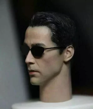 Vlastné 1/6 Rozsahu Matice Keanu Reeves Neo Hlavu Sculpt w/slnečné Okuliare pre 12
