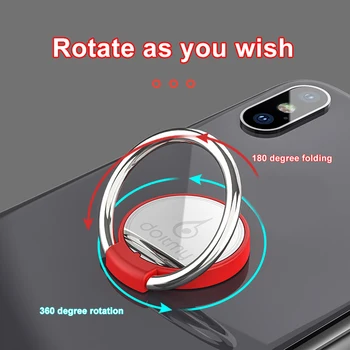 Mini Prenosné Pokovovanie Univerzálny 360 Stupňové Otáčanie A Lepenie Mobilný Telefón Prst Krúžok Držiak Na Stojan Pre Xiao Huawei