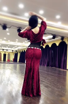 Brucho Indickej východnej Egyptský Ázijské tanečné kostýmy Bellydance orientálny tanec kostým oblečenie podprsenka pás krúžok šaty nastaviť vyhovovali 2570
