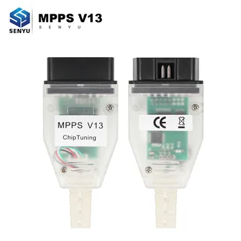 MPPS V13.02 Diagnostický Kábel SMPS MÔŽE Flasher ECU chiptuningu Remap OBD2 Profesionálne Auto Diagnostický Nástroj automatický skener