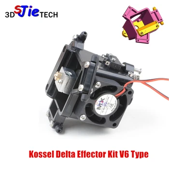 Reprap Kossel Delta Effector plný súprava/set 1.75/3 mm M3 V6 hotend Typ Auto Leveler pre Kossel Delta 3D tlačiarne