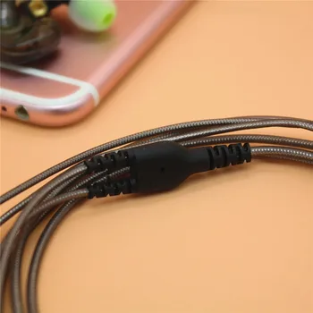 Diy slúchadlá drôt s mic pre SE215/425/535/846/UE900