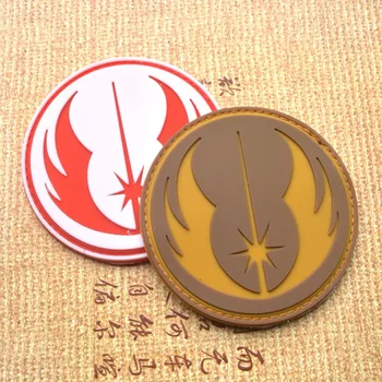 20pcs Starwars Jedi poradovým Galaktickej Republiky Patch Taktické Odznak 3D PVC Morálku Brassard Gumy Vojenské Remienok Znak Veľkoobchod