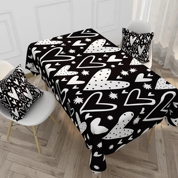 Obrus na Jedálenský Stôl Nepremokavé Bavlnená posteľná Bielizeň Jednoduchosť Geometrické Obdĺžnikový Eco-ochrana Obrusy Domova