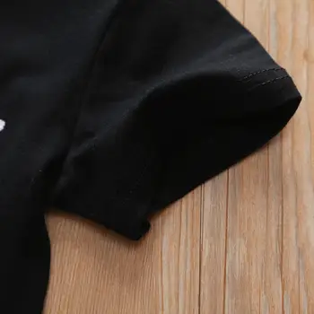 Bavlna Krátky Rukáv Klope Koruny Vyšívané Chlapci Košele Lete Dospievajúce Deti Deti Tričká Oblečenie camiseta