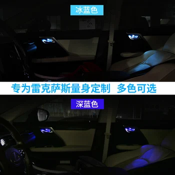Auto atmosféru svetla LED PRE Lexus RX300 RX200t RX450h Interiérové dvere, rukoväť, dekorácie svetla modifikácia