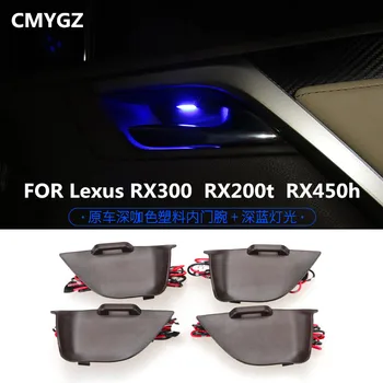 Auto atmosféru svetla LED PRE Lexus RX300 RX200t RX450h Interiérové dvere, rukoväť, dekorácie svetla modifikácia