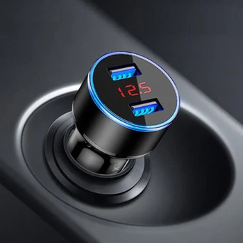 3.1 Duálny USB Nabíjačka Sledovať Digitálne Zobrazenie Auto Poplatok LED Displej obvinený Vozidla Napätie a Prúd Displej