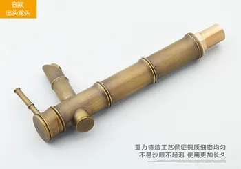Moderný Design Bamboo Antique Brass Kohútik / Fshion Povodí Kohútikov /Kúpeľňa Mixer / Vintage Kúpeľni, Umývadlo, Batérie,& Vody Na 583-2