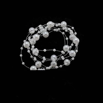 White Pearl Husto Svadobné Party 2019 Nové Kúzlo, Biela Farba Pearl Hot Predaj Svadobné Headpiece Tiara Headdress Hairbands 1.3 M