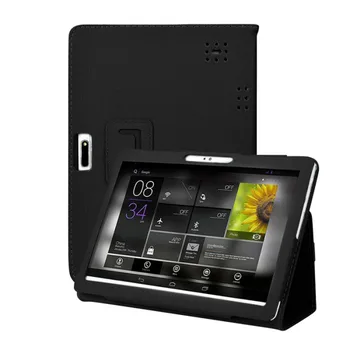 Univerzálny Skladací Kožené Stojan, Kryt Prípade Kožený Kryt puzdro Pre 10 10.1 Palcový Android Tablet PC Módny Dizajn Tablet PC PU