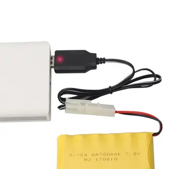 Nabíjateľná Batéria Nabíjačka Ni-Cd, Ni-MH SC Batérie Pack KET-komã © tou je 2p Pripojte Napájací Adaptér, 7,2 V, 250mA Výstup